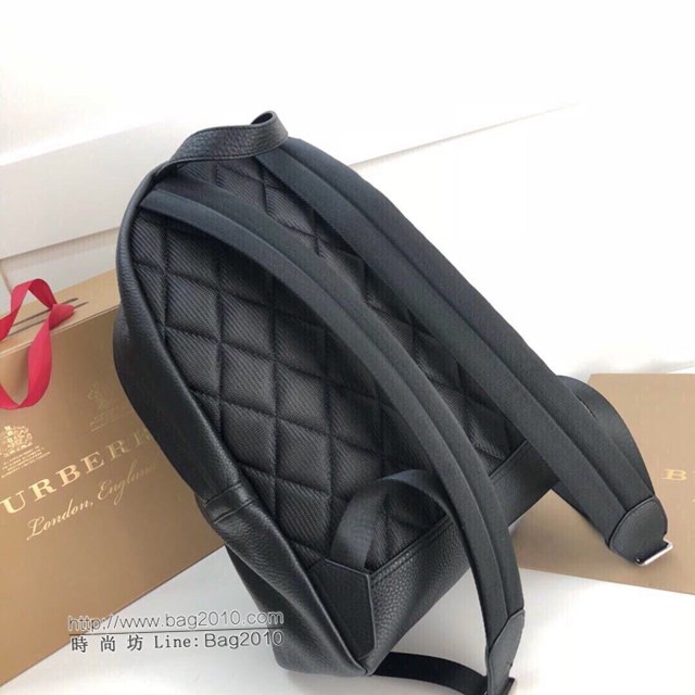 Burberry專櫃新款雙肩包 巴寶莉全牛皮雙肩後背包  db1128